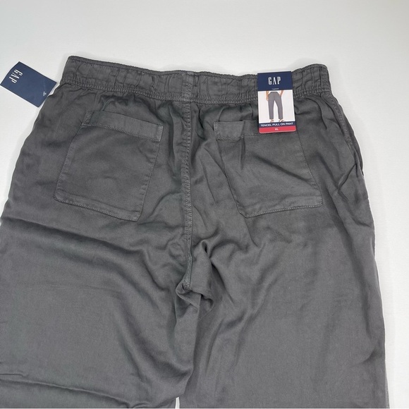 Gap Tencel Lyocell Pullon Pants Grey Beachy Comfy Resort Vacation Casual New XL - Picture 7 of 15